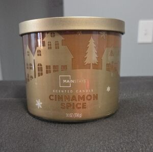 Bath & Body Works Cinnamon Spice Candle - Gold and Brown